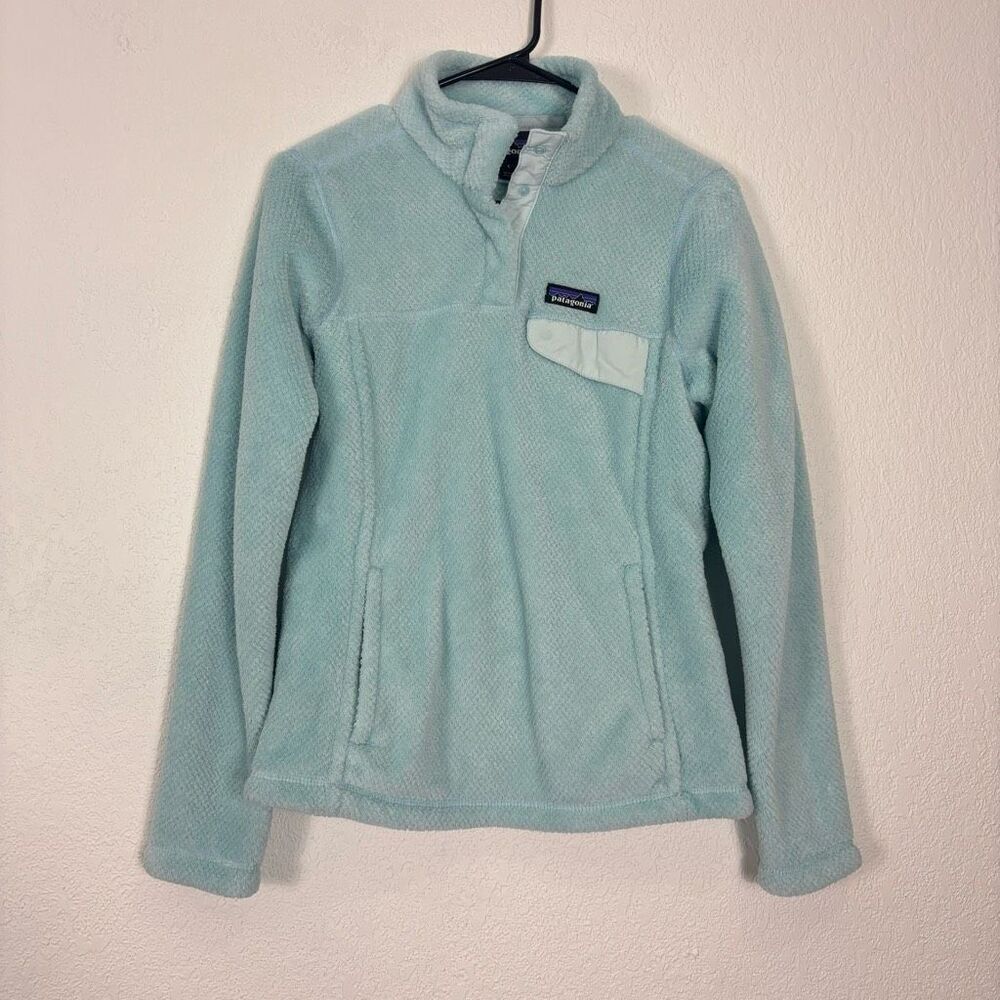 Patagonia Light BlueβFleece Quarter Snap Pullover Women's Sizeβ Small